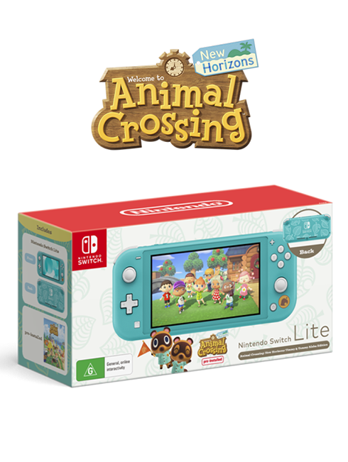 NINTENDO SWITCH LITE ANIMAL CROSSING NAUJAS
