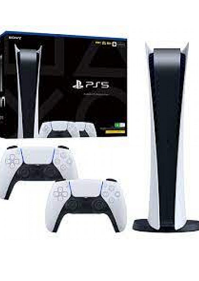 Sony Playstation 5 Digital Edition + Papildomas Dualsense NAUDOTAS