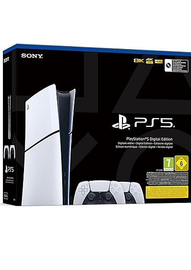 Sony Playstation 5 Digital Edition + Papildomas Dualsense NAUJAS