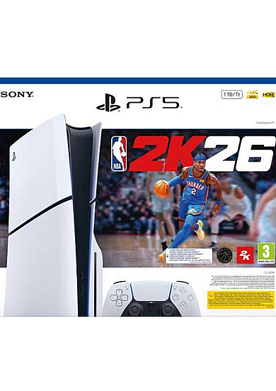 Sony PlayStation 5 Slim Disc 1TB + NBA 2K26 naujas