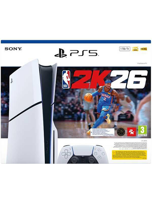 Sony PlayStation 5 Slim Disc 1TB + NBA 2K26 naujas
