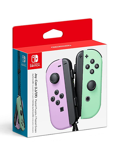 Nintendo Switch Joy Con Controller Pair pastel purple pastel green NAUJI