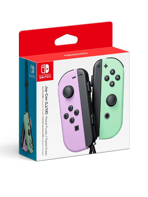 Nintendo Switch Joy Con Controller Pair pastel purple pastel green NAUJI