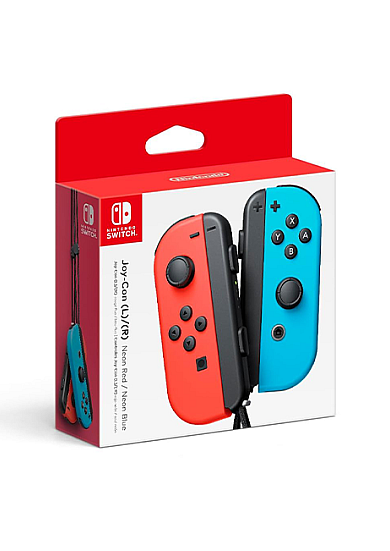 Nintendo Switch Joy Con Controller Pair Neon Red Neon Blue NAUJI