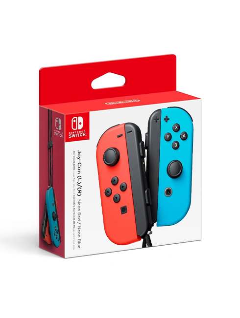 Nintendo Switch Joy Con Controller Pair Neon Red Neon Blue NAUJI