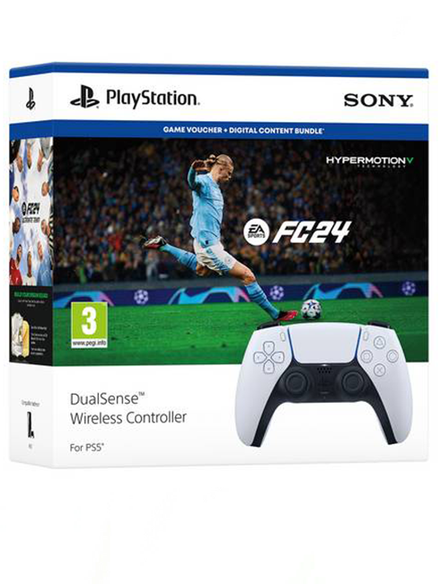 Sony Playstation 5 Dualsense Belaidis Pultelis + FC24 KODAS NAUJAS