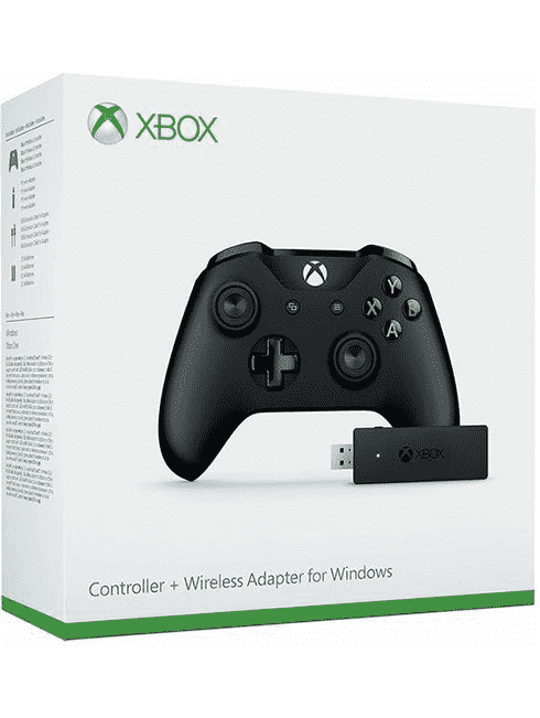 Microsoft XBOX pultelis + Wireless Adapteris Windows 10 naudotas