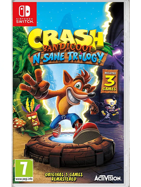 CRASH BANDICOOT NSANE TRILOGY NAUJAS