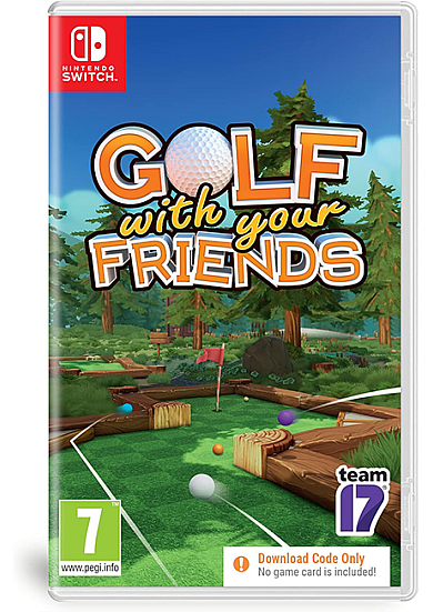 GOLF WITH YOUR FRIENDS CODE IN BOX NAUAJS