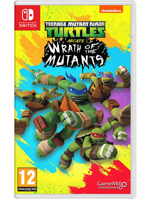 TEENAGE MUTANT NINJA TURTLES ARCADE WRATH OF THE MUTANTS NAUJAS