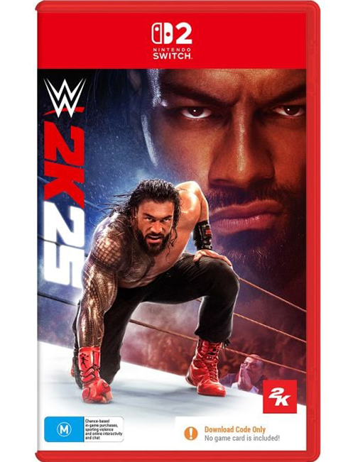 WWE 2K25 naujas Nintendo Switch2 