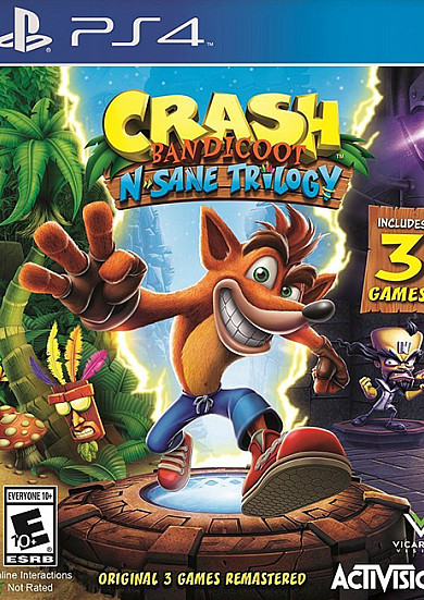 CRASH BANDICOOT N SANE TRILOGY NAUDOTAS