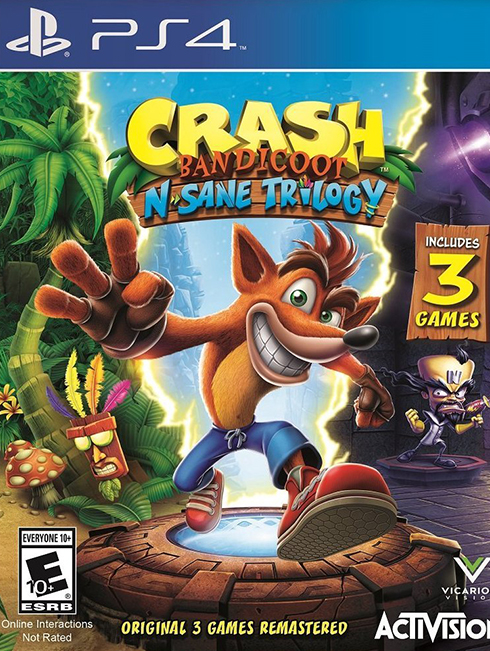 CRASH BANDICOOT N SANE TRILOGY NAUDOTAS