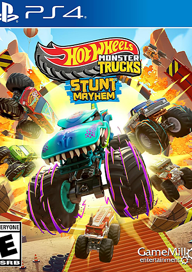 HOT WHEELS MONSTER TRUCKS STUNT MAYHEM NAUJAS