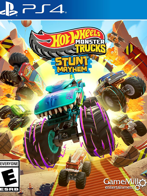 HOT WHEELS MONSTER TRUCKS STUNT MAYHEM NAUJAS