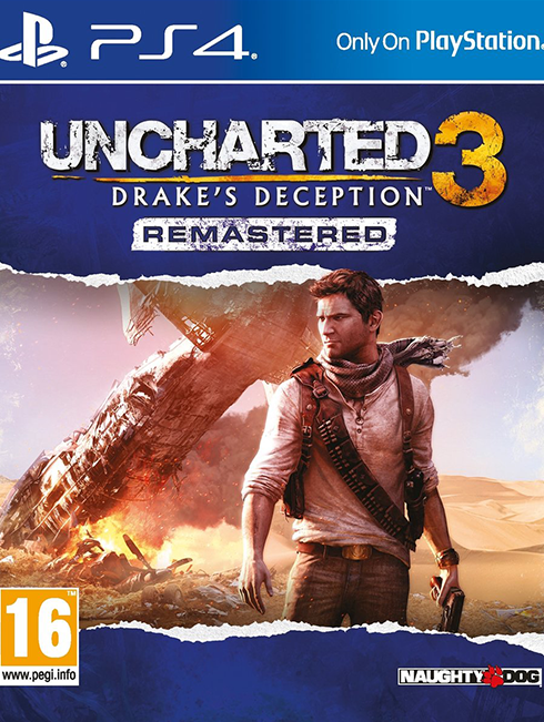 UNCHARTED 3 DRAKES DECEPTION REMASTERED NAUDOTAS