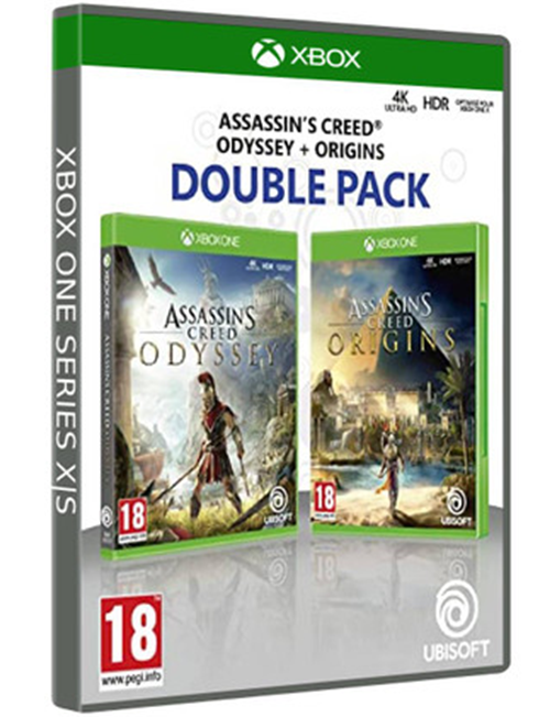 ASSASSINS CREED ODYSSEY + ORIGINS DOUBLE PACK NAUDOTAS