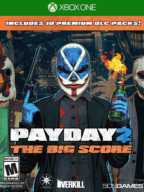 PAYDAY 2 THE BIG SCORE NAUOTAS