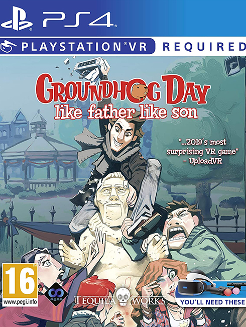 groundhog day like father like son naujas